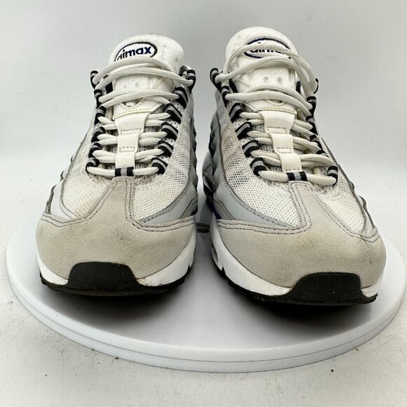 Nike Air Max 95 Recraft GS White Game Royal Grey Youth Shoe CJ3906-103 Size 6.5Y - Picture 2 of 13